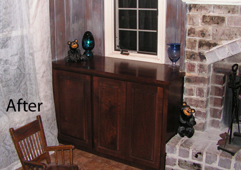 Beautiful New Cabinet - Walnut Hardwood