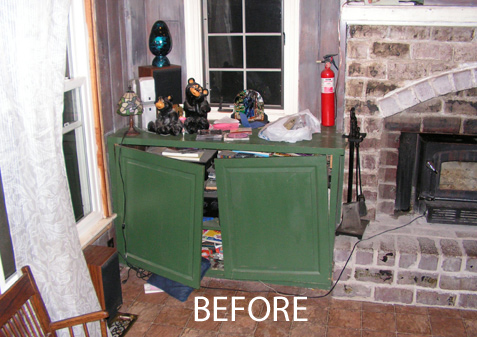 Family Room Cabinet Needs to be replaced