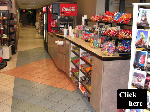 Casework Cabinets for Candy Pop Counter in Car Wash Overland Park Kansas