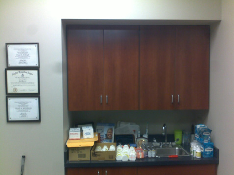 Custom Laminate Cabinet to match existing Base Cabinet