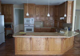 Custom Oak Cabinets