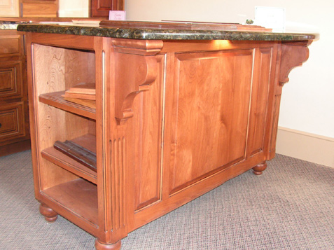 Kitchen Island - Alder Wood