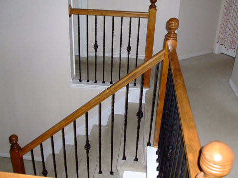 Wrot Iron Balusters Replaced