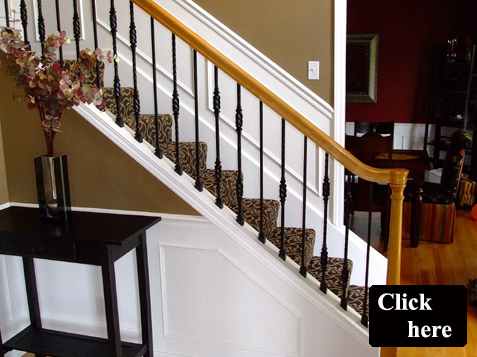 Beehive Style - Iron Spindles - Color is Satin Black