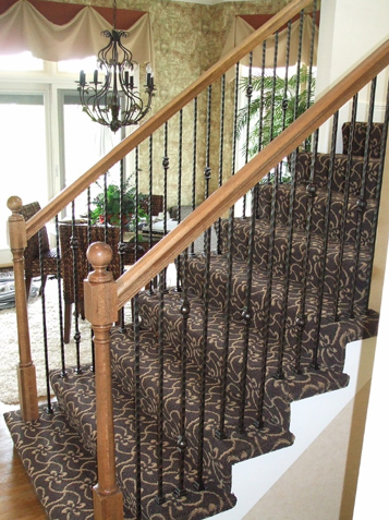 Staircase is transformed and updates the home
