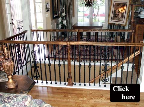 Replacing Wood Spindles with Wrought Iron Spindles