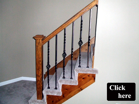 Iron Spindle Replacement and Newel Post Update