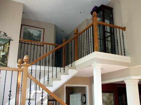 Iron Spindles with Diamond Pattern