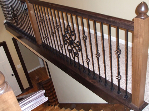 new post and larger handrail 6710 profile