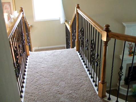 Balcony with Wrot Iron Ballusters