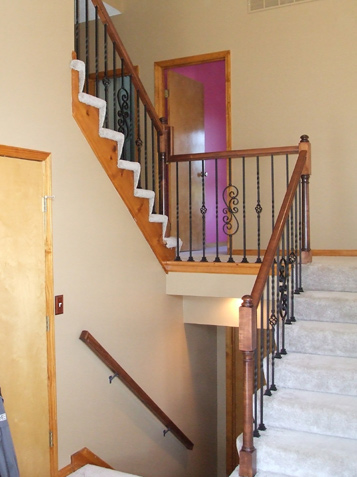 Now an elegant staircase