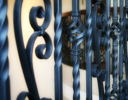 Iron Baluster close up