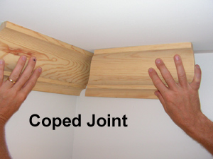 Coped Joint in Trim
