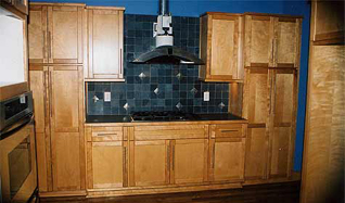 Custom Birch Kitchen Cabinets