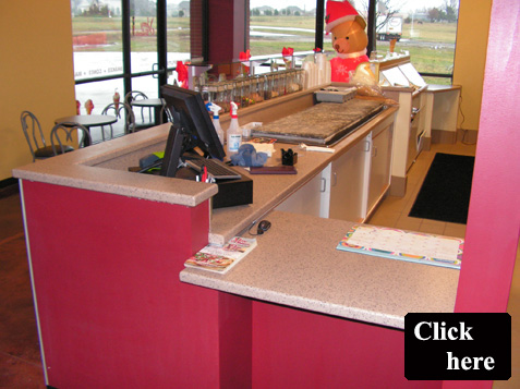 Casework - Pizza Parlor