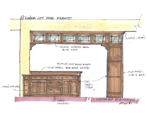 Rendering of Kitchen