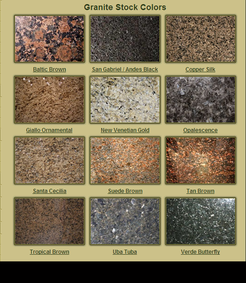 Granite - Stock Colors