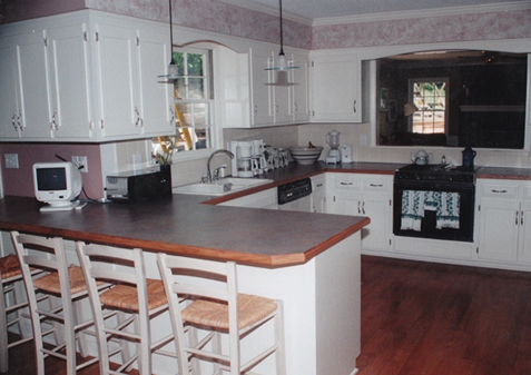 Enameled Kitchen Cabinets Custom