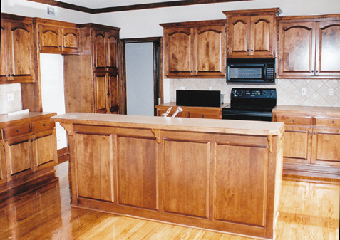 Custom Kitchen Birch Hardwood