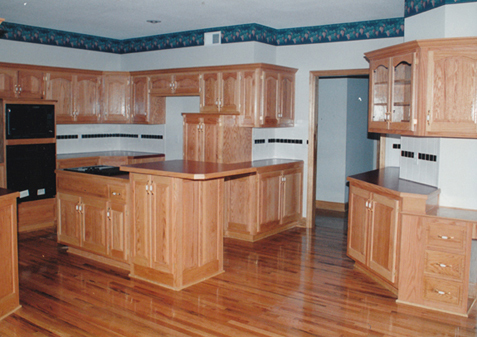 Red Oak Kitchen Cabinets