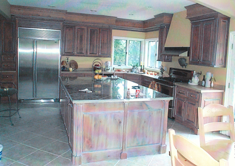 Pine Custom Kitchen Cabinets