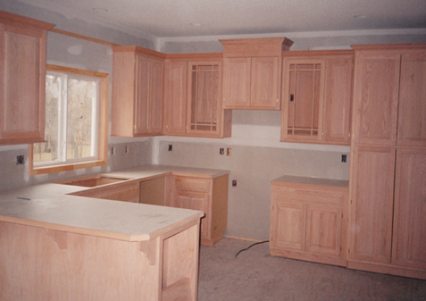 Oak Custom Kitchen Cabinets