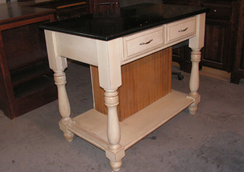 Island w/ Granite Top