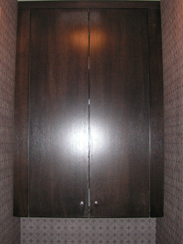 Upper Cabinet over Toilet