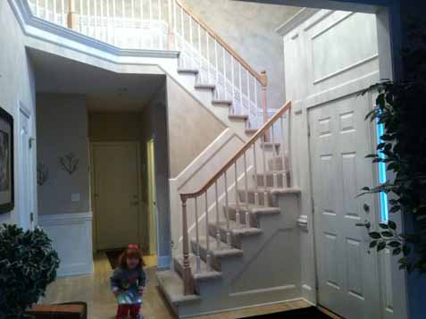 Wood Spindles replace with Iron Balusters