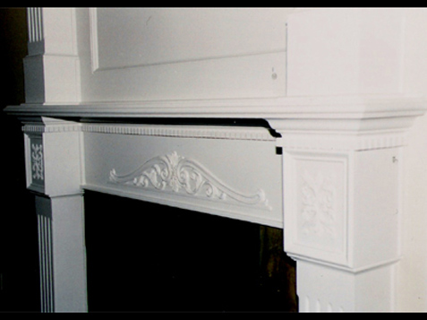Mantle with Appliques - Close up